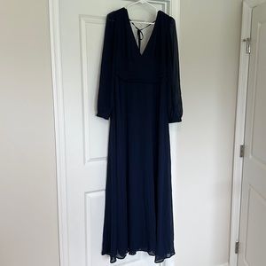 Navy blue dress